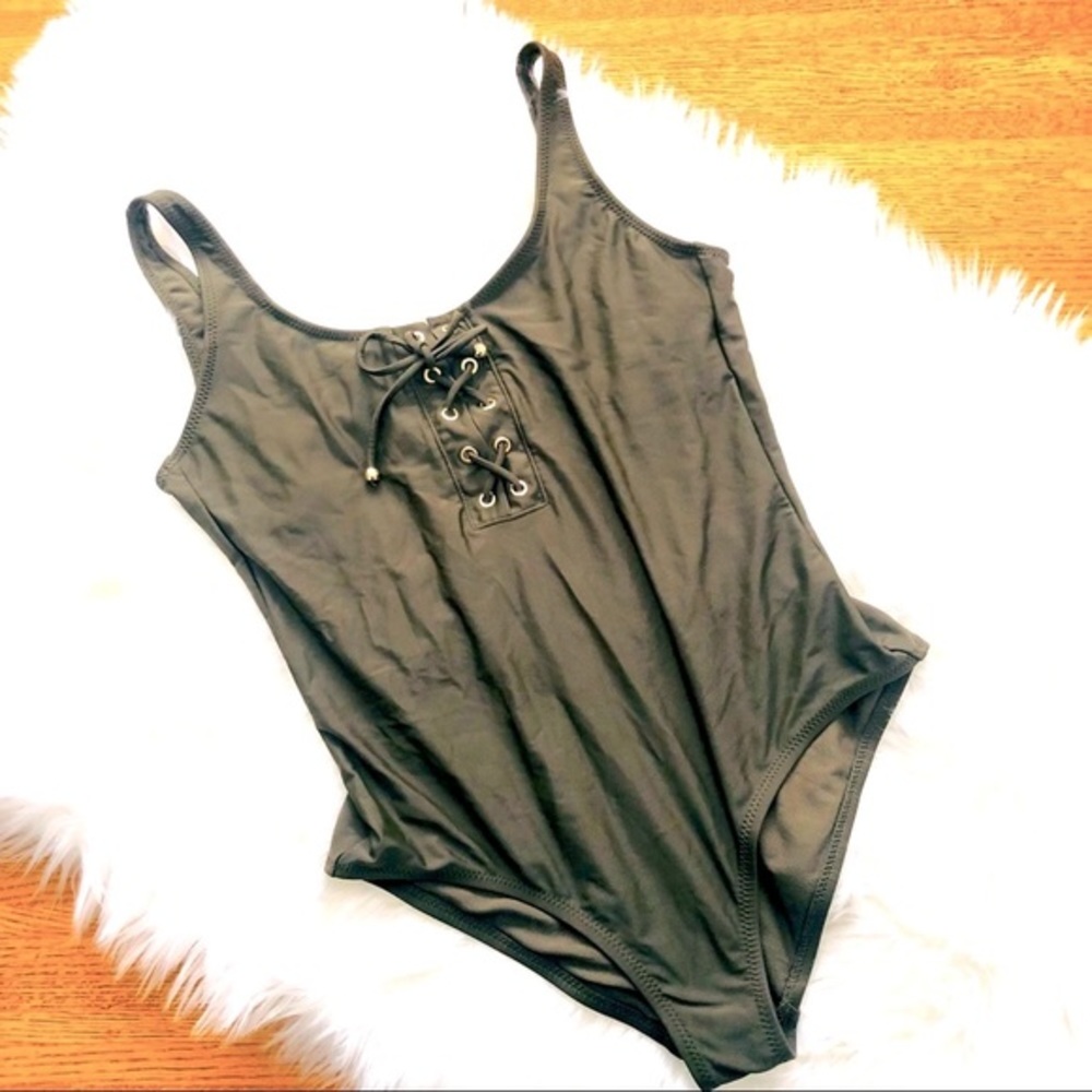 Mossimo Green Swimsuit - Picture 5 of 9
